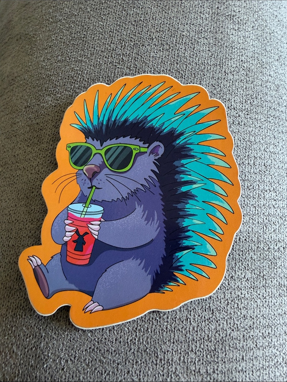 DutchBros Porcupine Sticker